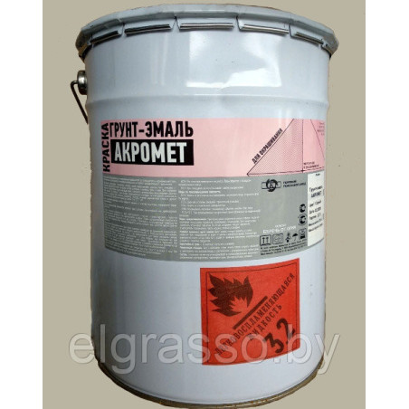 Грунт-эмаль Акромет, ведро 25 кг